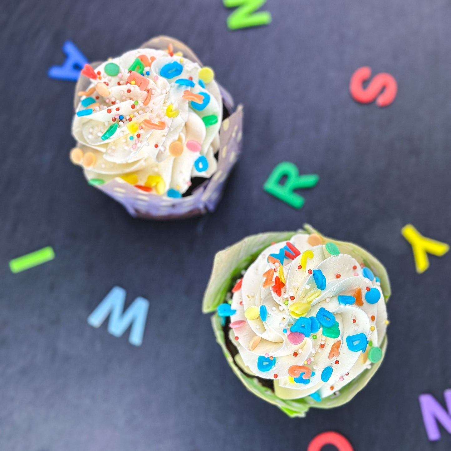 Einschulungs-Cupcakes